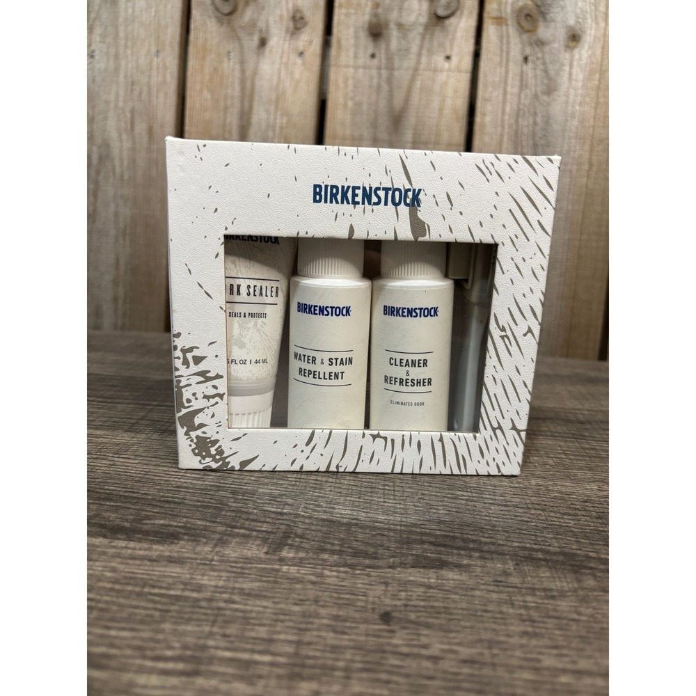 Birkenstock Deluxe Shoe Care Kit 40006 Cleaner Repellent Cork Sealer Set
